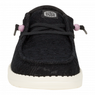 Wendy Crochet Lace  Black