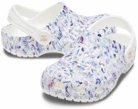 Crocs Classic Liberty Graphic Clog Kids  White