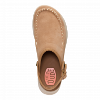 Delray Clog Suede  Tan